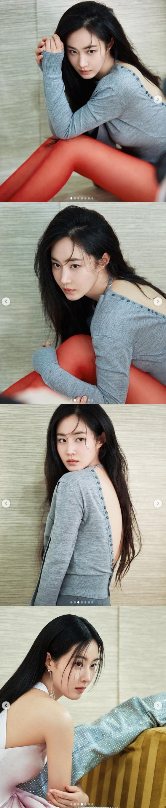 소녀시대 권유리, 레드 스타킹으로 섹시+청순 매력 발산